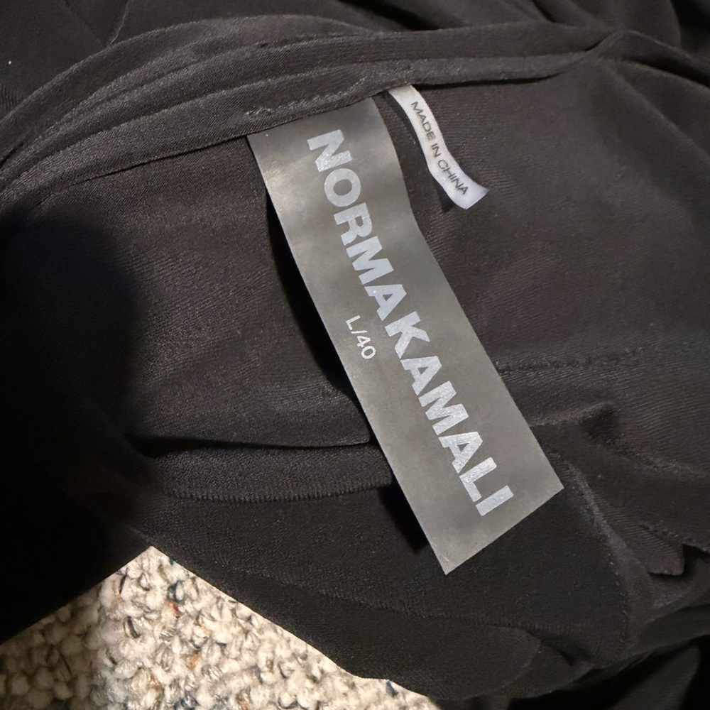 Norma Kamali Classic Black Strapless Dress - Picture 2 of 3